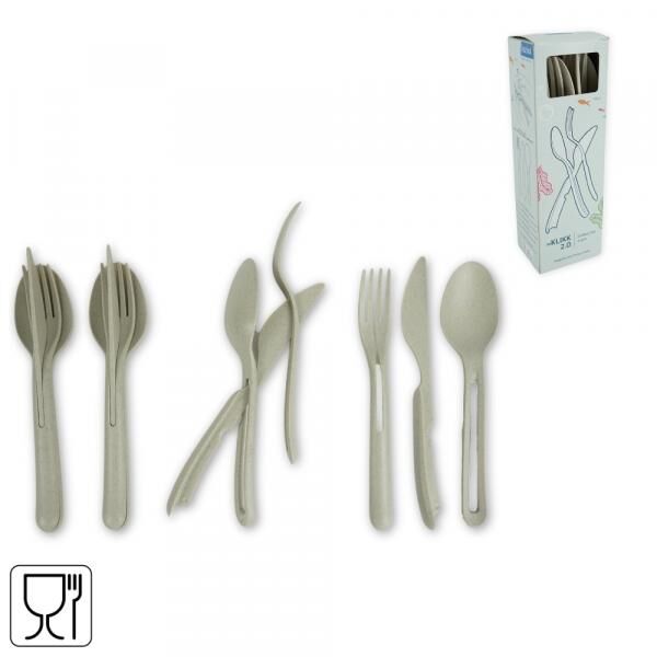 Koziol Klikk Bestecksatz 22 cm 12 Teile