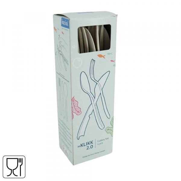 Koziol Klikk Bestecksatz 22 cm 12 Teile