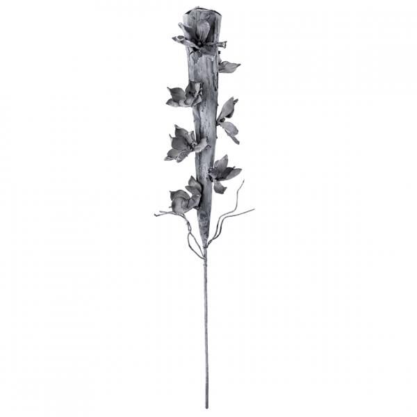 Künstlicher Zweig Schaumstoff grau 100 cm