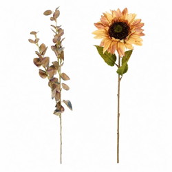 Kunstblumen Herbst 77 cm, 2er-Set, gemischt