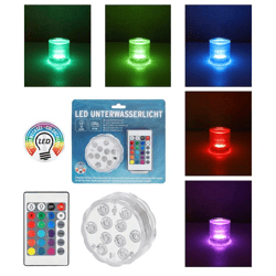 LED Unterwasserlicht, RGB, ca. 7cmD