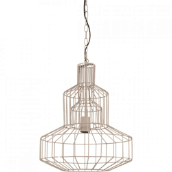 Light & Living Hängeleuchte Fynn, beige, 45 cm