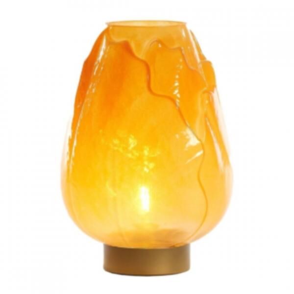 Light & Living Tischleuchte Ginny LED auf Batterie ockergelb 19,5 cm