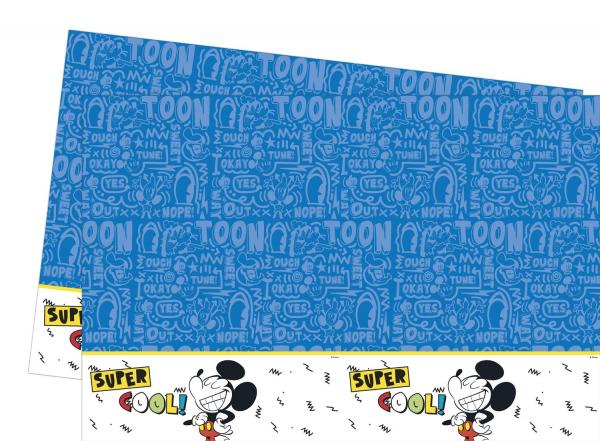 Mickey Super Cool - 1 Plastik Tischdecke 120x180cm