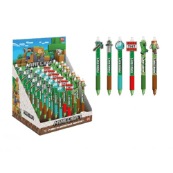 Minecraft - Radierbarer Kugelschreiber Sortiment - 36er Display