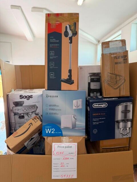 Mixed Electronics 44 items - Home Appliances Pallet - Coffee Machines, Floor Care amp; Kitchen Appliances - Grade B - Up to 85% Below Retail
