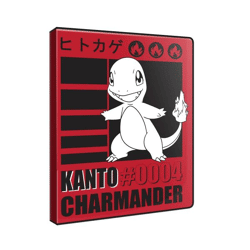 Pokemon Charmander 9 Pocket Portfolio