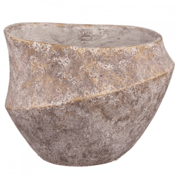 PTMD Blumentopf Rishell Big L, bronzefarben, 43 cm