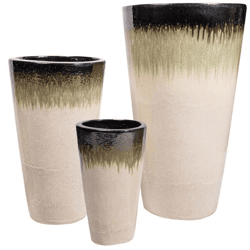 PTMD Blumentopf „Relly“ 68 cm, 3er-Set