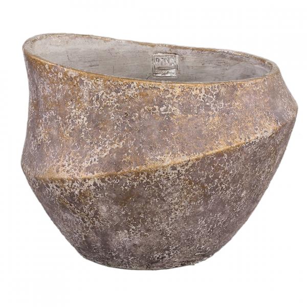 PTMD Blumentopf Rishell Big S, bronzefarben, 33 cm