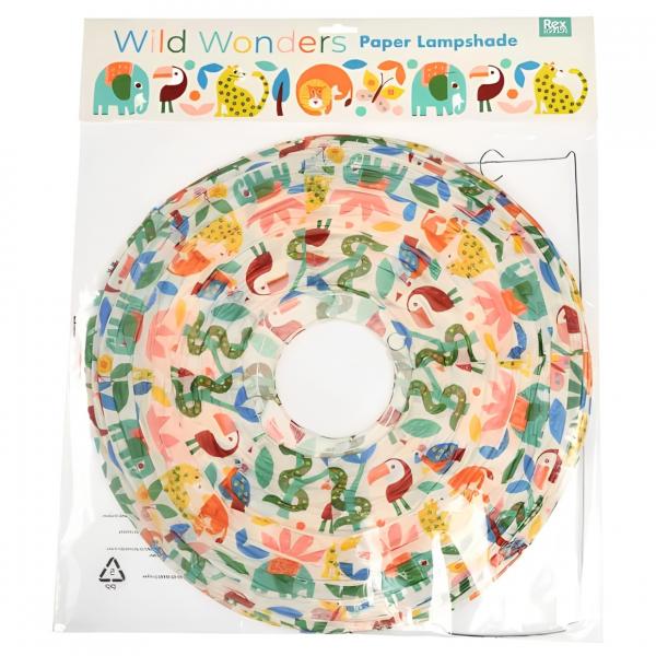 Rex London Laterne „Wild Wonders“ aus Papier, 40 cm