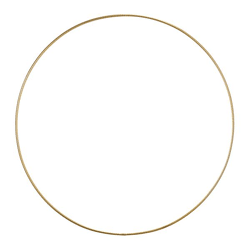 Hanging ring DIY, gold, large, approx. 50cmD