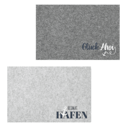 AHOI 2/s Felt Placemat, approx. 45x30 cm