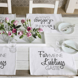 Favorite guests placemat, approx. 48x33cm