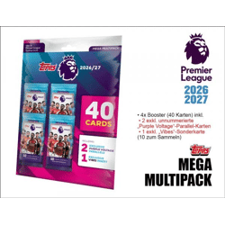 Topps Premier League Trading Cards 2026/2027 – MEGA MULTIPACK