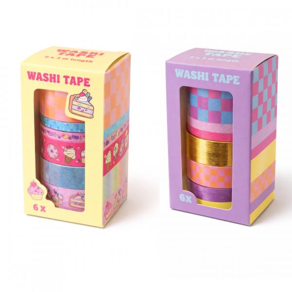 Washi tape Candy Summer 5 m 2 assorted set of 6