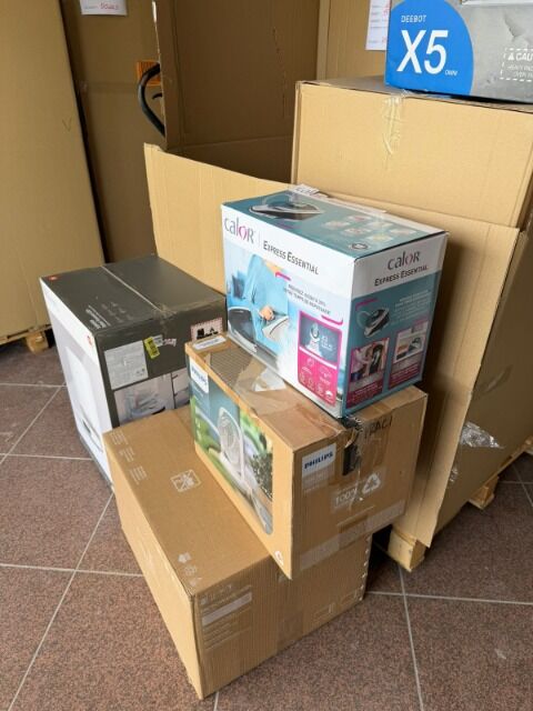 Wholesale Mixed Electronics amp; Home Appliances Pallet - 43 Items, Robot Vacuum Cleaners, Floor Care amp; Kitchen Appliances - Grade B