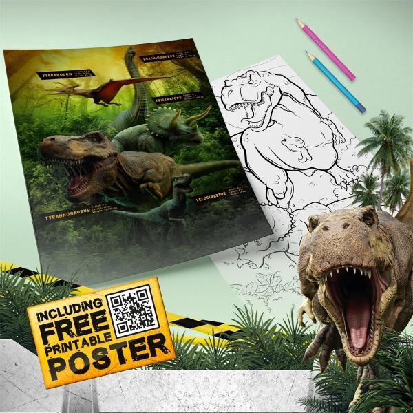 WORLD OF DINOSAURS Dino mittel im Karton, 6 fach sortiert