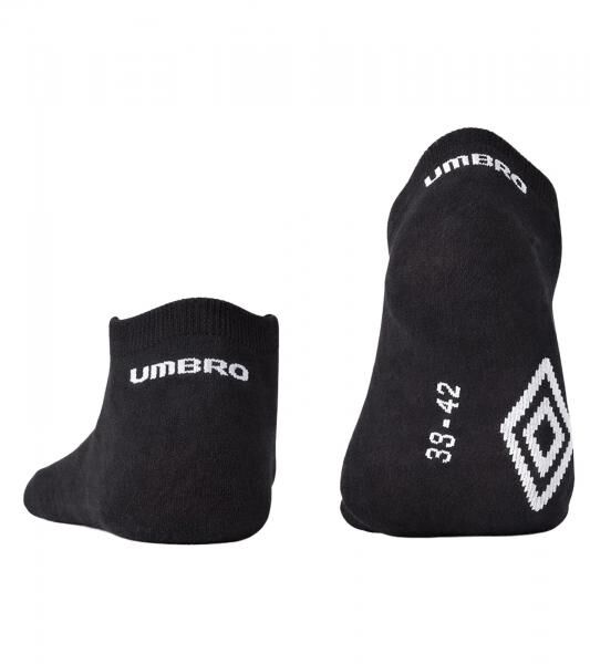 5 Paar umbro Herren und Damen Sport Socks Sneaker-Socken Str&uuml;mpfe Oeko-Tex Standard 100 Schwarz