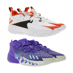 adidas Basketball-Schuhe nachhaltige Hallen-Schuhe mit Bounce Sohle GY8965 Dame Certified Extply 2.0 Damian Lillards Style Weiß/Rot oder H