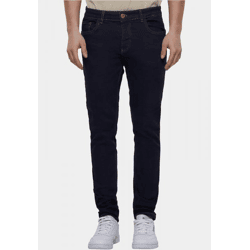 bequeme 2Y Premium Herren Jeans Skinny Fit Stretch Reißverschluss mit Baumwolle Blau