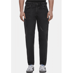 bequeme 2Y Premium Herren Jeans Stretch mit Baumwolle Schwarz