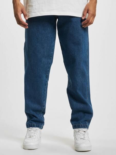 bequeme DEF Herren Jeans mit Baumwolle Blau