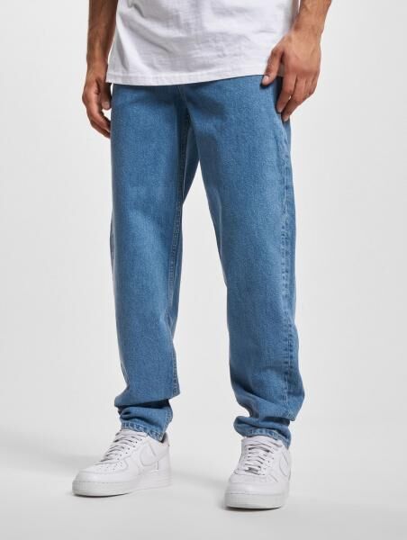 bequeme DEF Herren Jeans Taschen Denim mit Baumwolle Blau