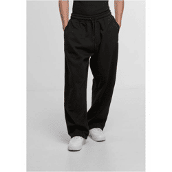 bequeme DEF Herren Jogginghose aus Baumwolle Freizeit-Hose Chill-Hose Schwarz