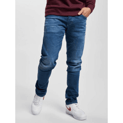 bequeme Jack & Jones Herren Jeans Skinny Fit Stretch Taschen mit Baumwolle Blau
