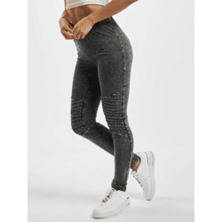 bequeme URBAN CLASSICS Damen Hose Stretch 200 g/m² mit Baumwolle Anthrazit