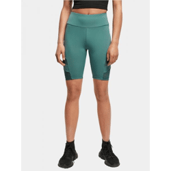 bequeme Urban Classics Damen Hose Stretch Mesh 210 g/m² Grün