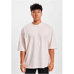 bequemes 2Y Premium Herren T-Shirt Oversize mit Baumwolle Ecru-Weiß