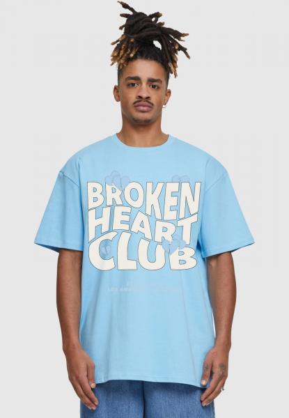 Comfortable 2Y Studios Men's Oversized T-Shirt in Light Blue Cotton