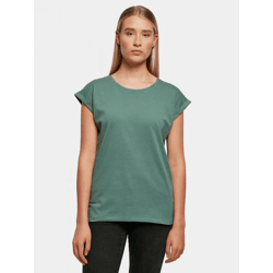 bequemes Build Your Brand Damen T-Shirt 140 g/m² mit Baumwolle Grün