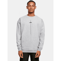 bequemes Merchcode Herren Sweatshirt Stretch 300 g/m² mit Baumwolle Grau