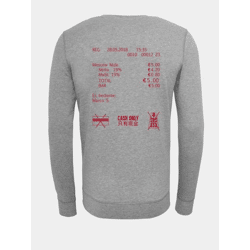 bequemes Mister Tee Herren Sweatshirt mit Baumwolle Grau