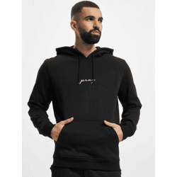 bequemes Mister Tee Herren Sweatshirt Taschen Kapuze 300 g/m² mit Baumwolle Schwarz