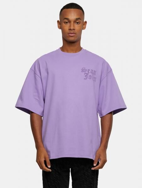 bequemes Sean John Herren T-Shirt mit Baumwolle Violett