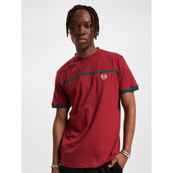 bequemes Sergio Tacchini Herren T-Shirt mit Baumwolle Rot