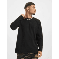 bequemes Urban Classics Herren Sweatshirt Stretch 200 g/m² mit Baumwolle Schwarz