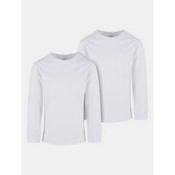 bequemes Urban Classics Unisex Sweatshirt Taschen Oversize 220 g/m² mit Baumwolle Weiß