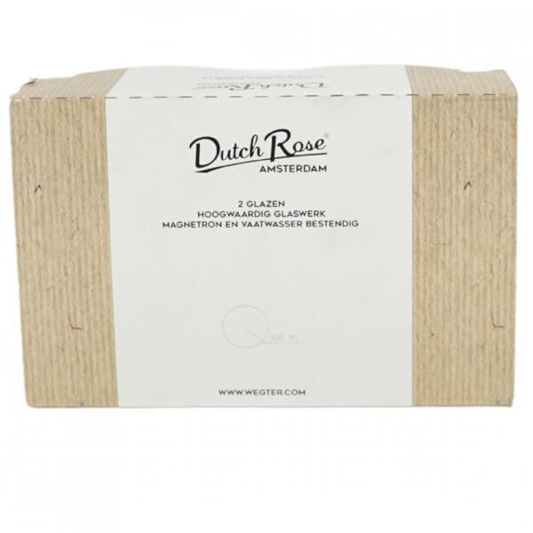 Dutch Rose Trinkglas 330 ml 2er-Set