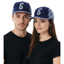 Eazy-E Unisex Flat Brim Cap US Rapper Fan-Wear mit flachem Schirm TC110970ESE3 Blau/Grau