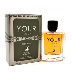 Elegantes MAISON ALHAMBRA Your Touch Herren Eau de Parfum aromatisch-frischer Körper-Duft 30ml Silber