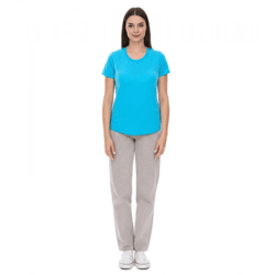 ELEVATE Jade Damen T-Shirt nachhaltiges Kurzarm-Shirt 160 g/m2 Basic-Shirt Unterzieh-Shirt 3750143 Hellblau