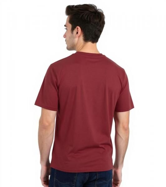 European League Of Football Blanko T-Shirts Weinrot