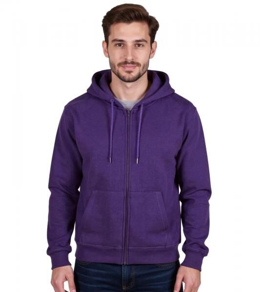 European League Of Football Blanko Zip Hoodies acai