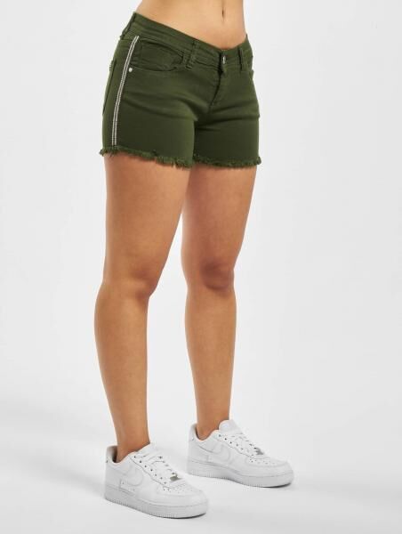 Fornarina Amalia Damen Shorts gr&uuml;n aus Baumwolle mit einem Stylischem Schnitt