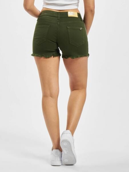 Fornarina Amalia Damen Shorts gr&uuml;n aus Baumwolle mit einem Stylischem Schnitt